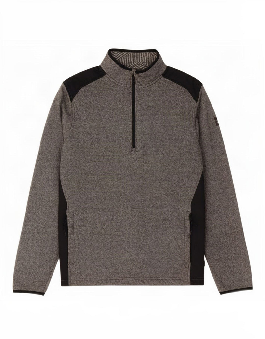 Under Armour Uomo Cold Gear Pullover Tuta da ginnastica Top Large Grigio Colourblock