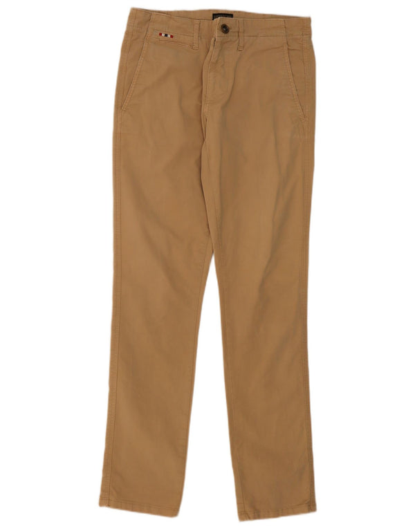 Napapijri Mens Slim Chino Trousers W31 L33 Beige