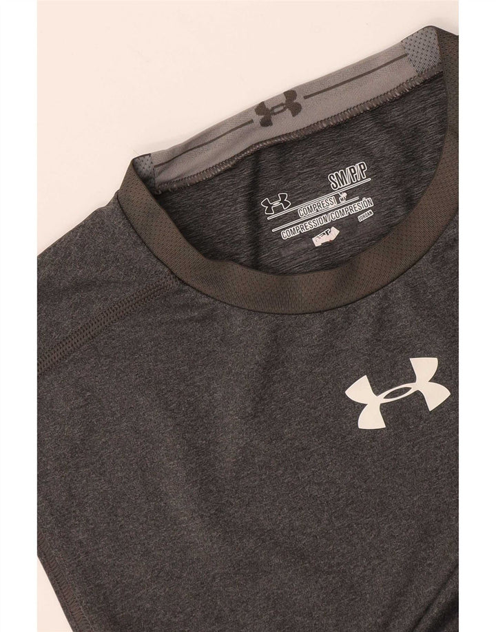 Canottiera Under Armour da uomo Heat Gear piccola grigia