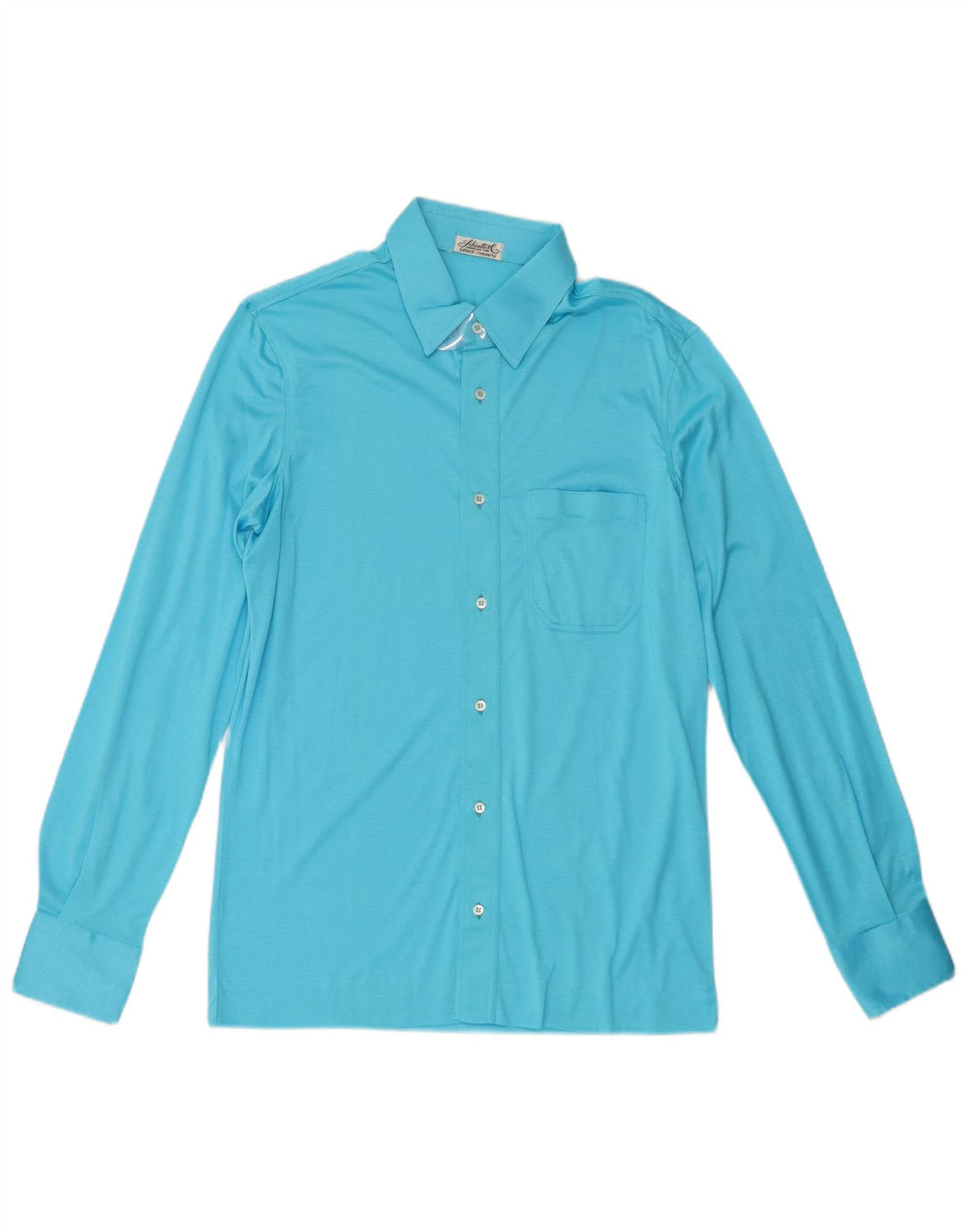 Camicia vintage da uomo piccola blu