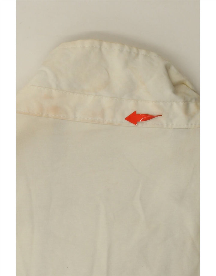 REFRIGUE Giubbotto bomber da uomo UK 44 2XL Cotone bianco sporco