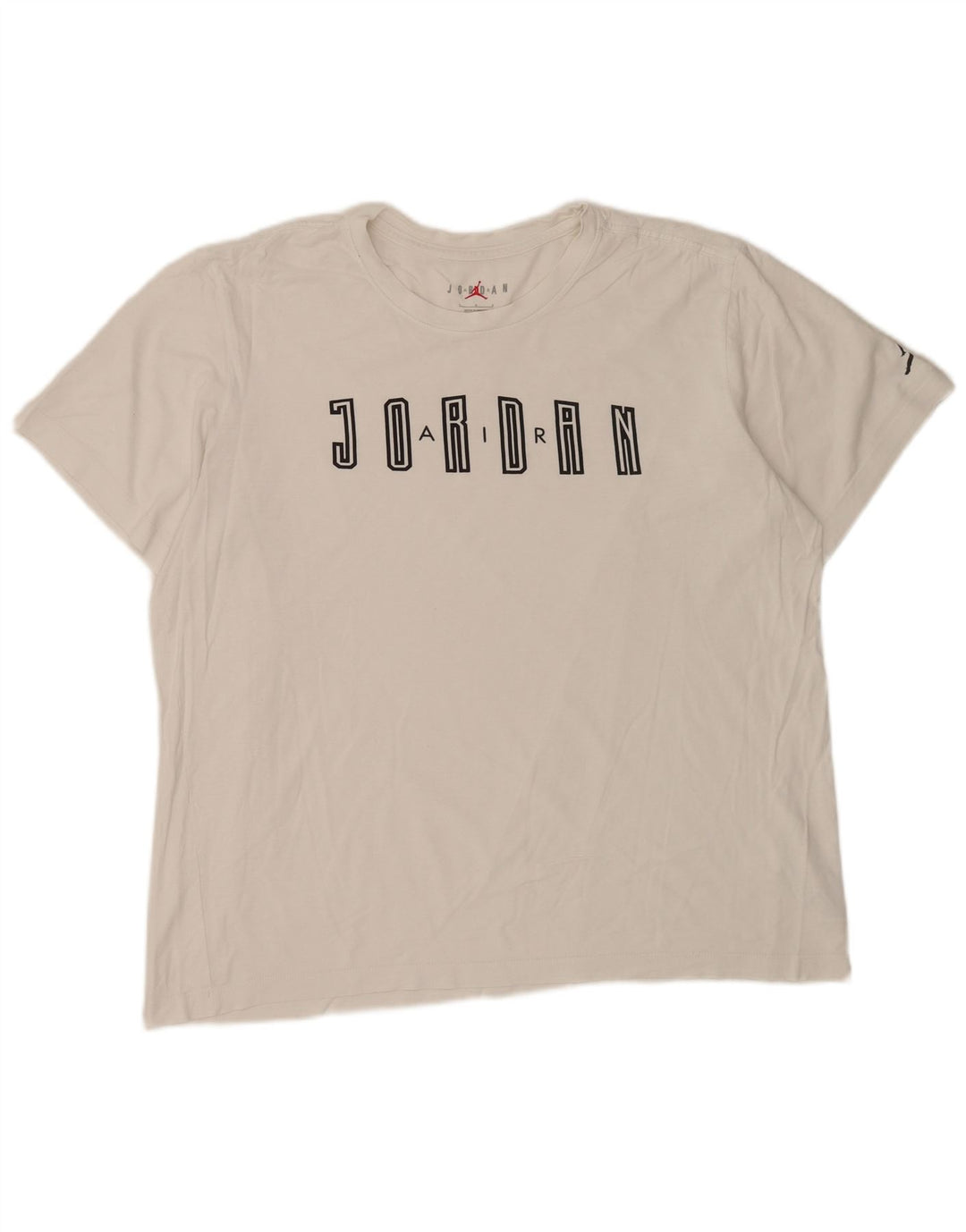 T-shirt grafica Jordan da uomo Jordan Top grande in cotone bianco