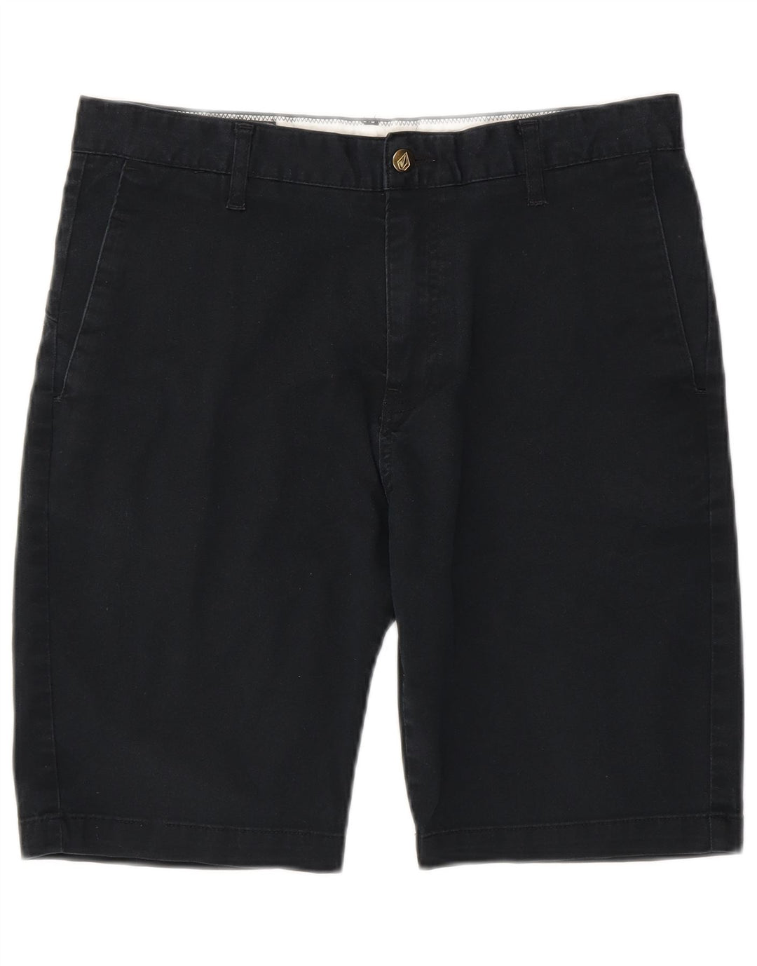 Pantaloncini chino da uomo Volcom W32 cotone blu navy medio