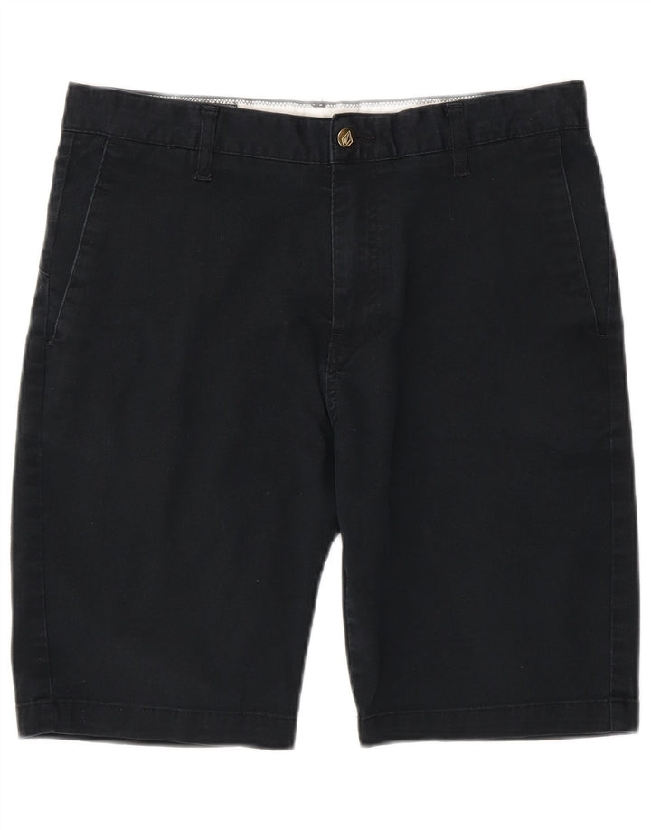 Pantaloncini chino da uomo Volcom W32 cotone blu navy medio