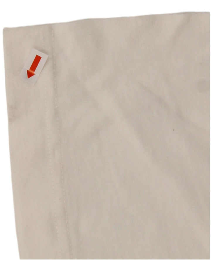 T-shirt da uomo KAPPA Top in cotone bianco medio