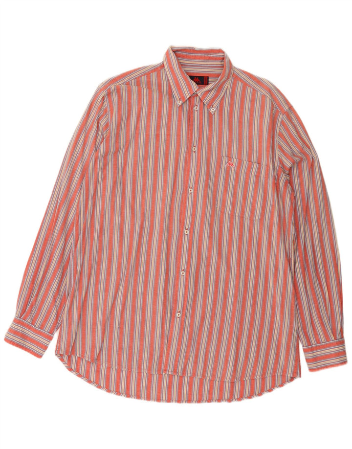 Camicia da uomo KAPPA 2XL Cotone a righe rosse