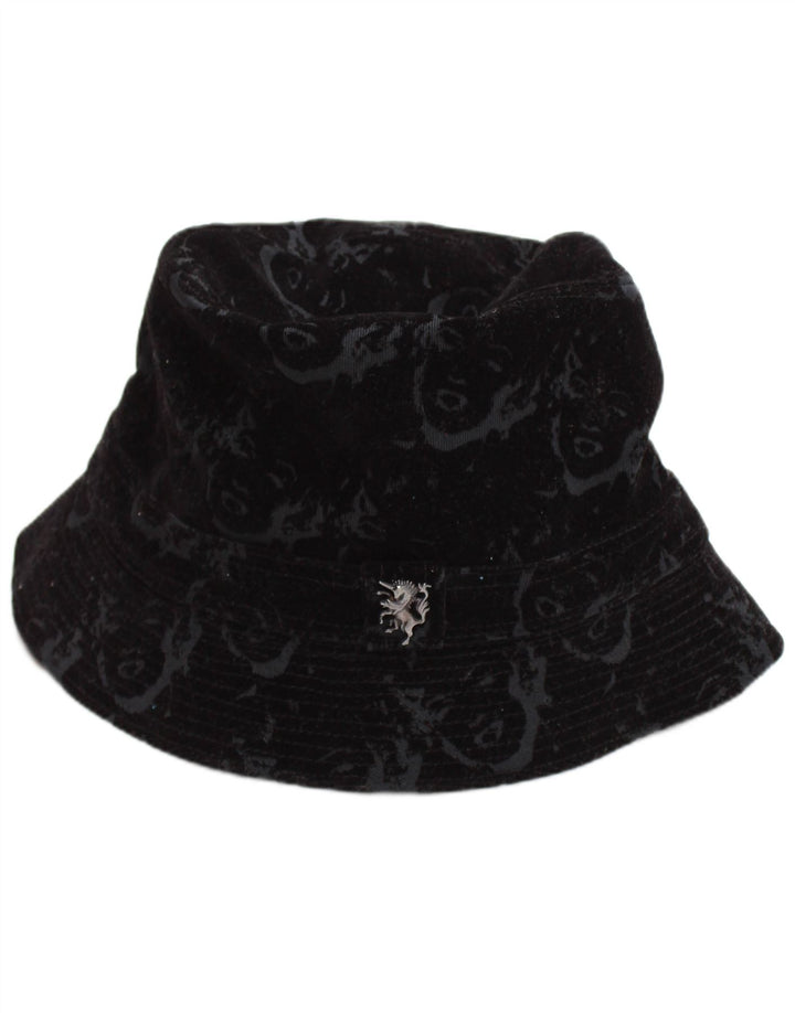 ANDY WARHOL & PHILIP TREACY Womens Graphic Bucket Hat Medium Black Art