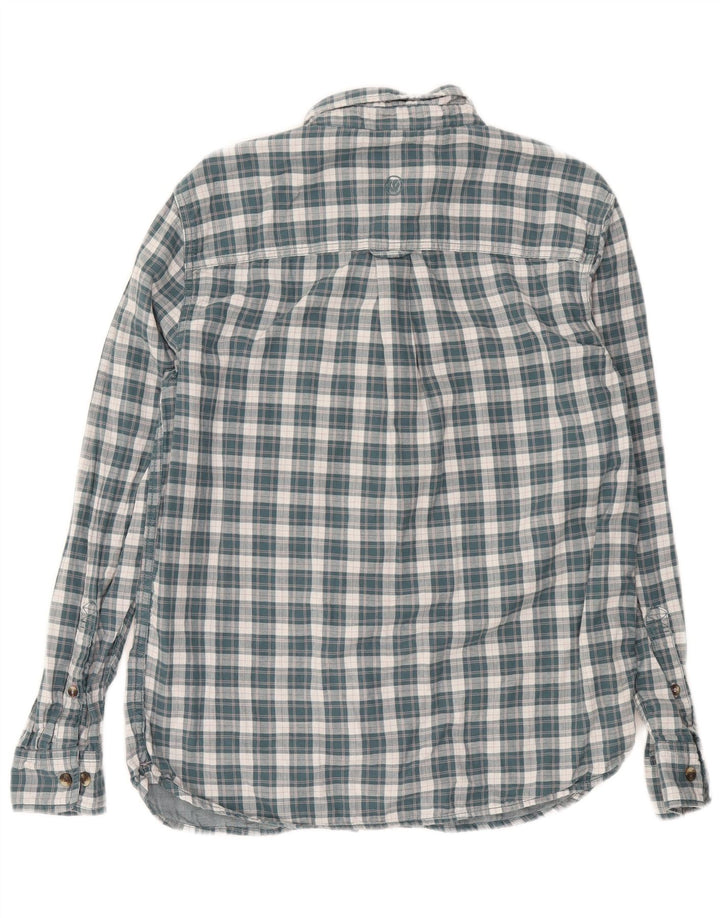 Camicia da uomo Fat Face in cotone a quadri verde medio