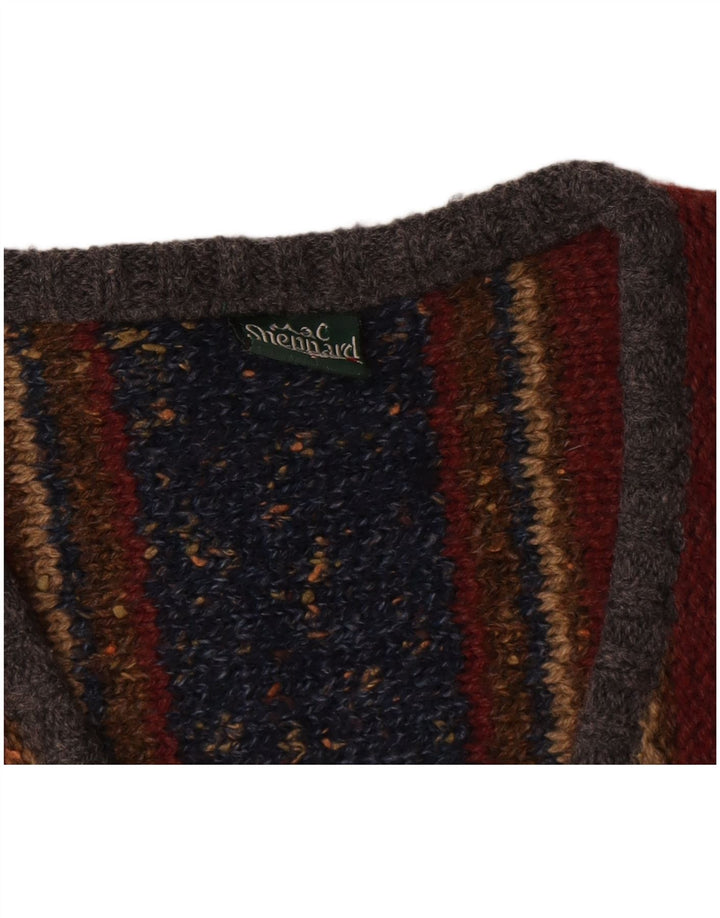 Canotta vintage da uomo IT 54 XL a righe multicolore