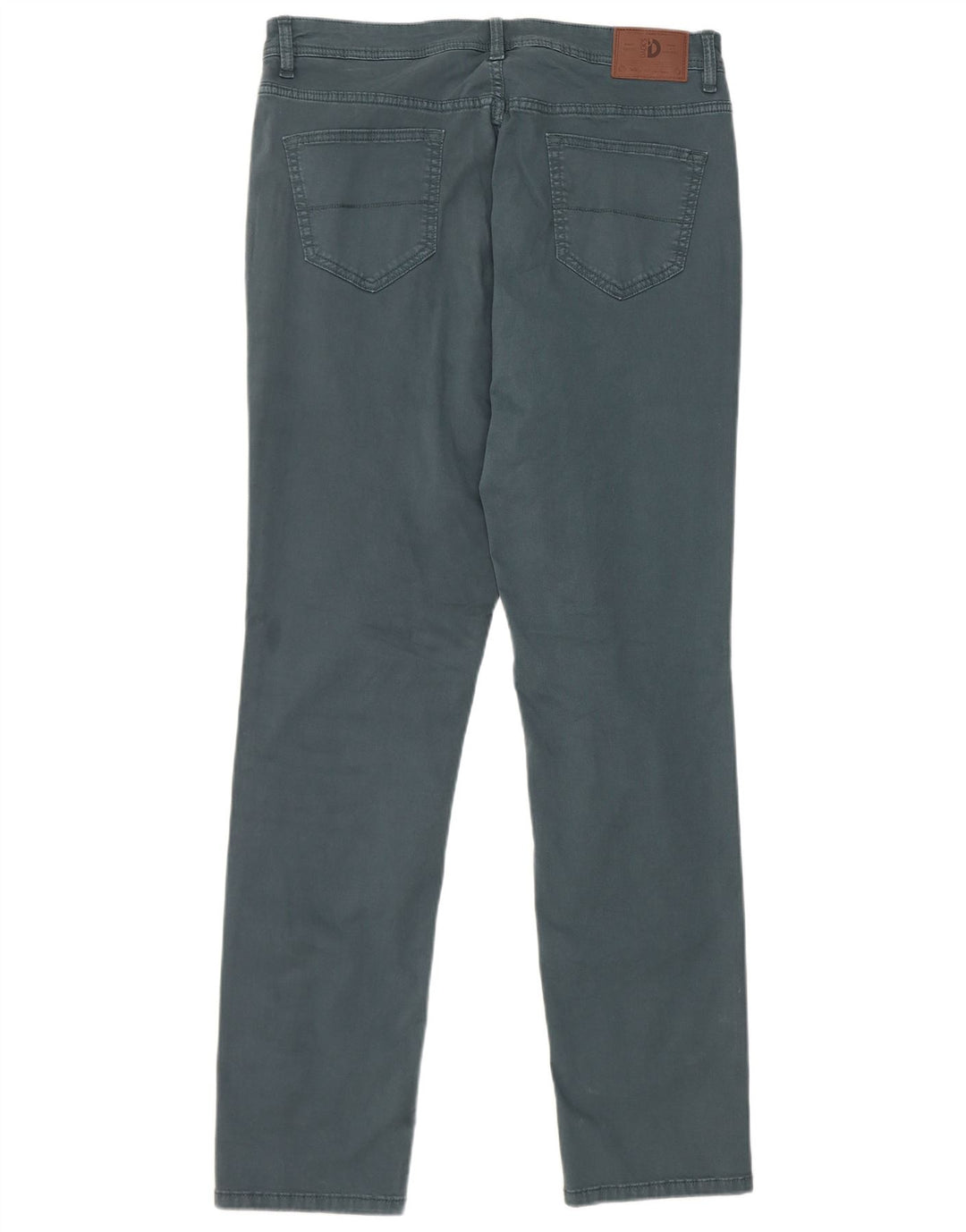 Pantaloni casual slim da uomo di Dack W34 L32 in cotone verde
