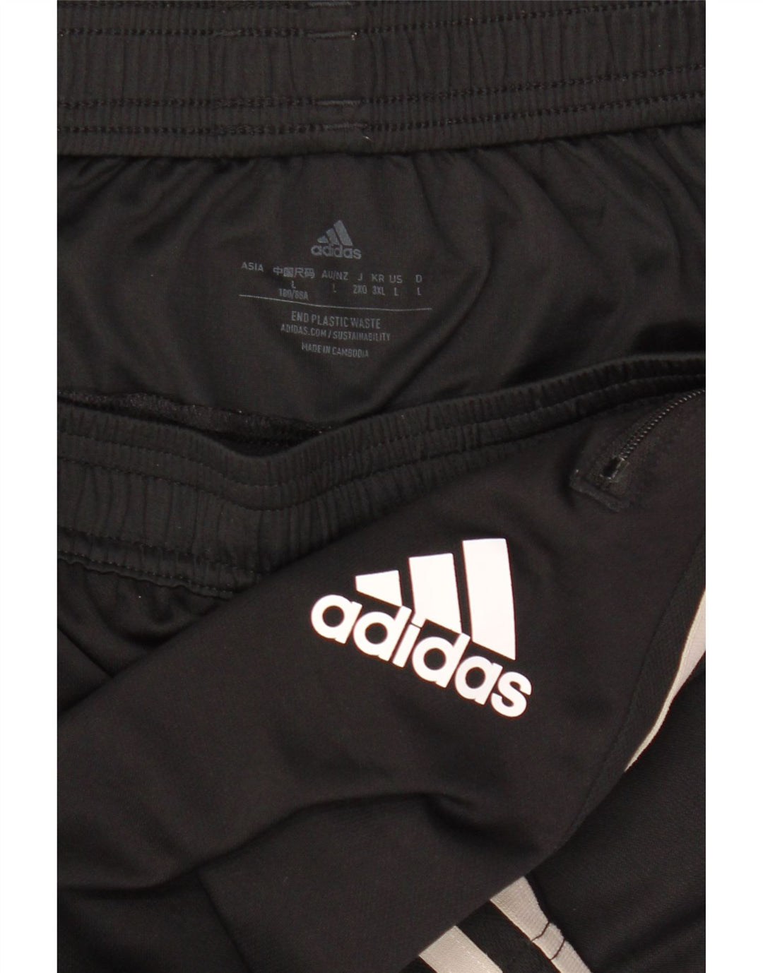 Pantaloncini sportivi Adidas Aeroready da uomo grandi in poliestere nero