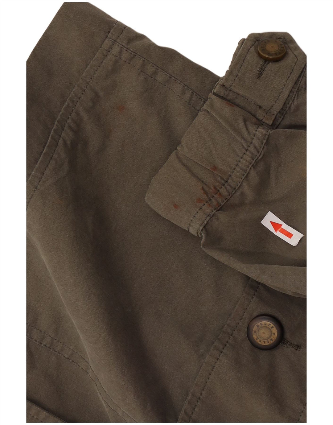 Parka da uomo con cappuccio Belfe IT 52 XL cotone kaki