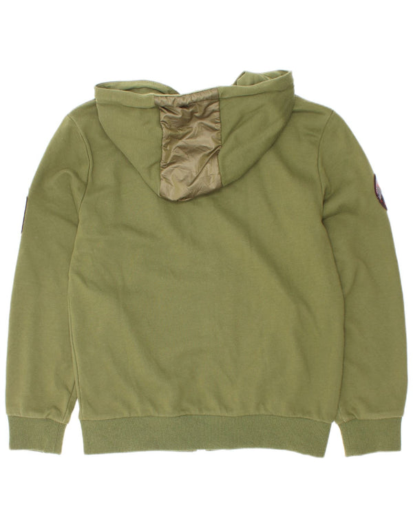 Felpa con cappuccio e zip grafica per ragazzi Aeronautica Militare 9-10 anni Verde