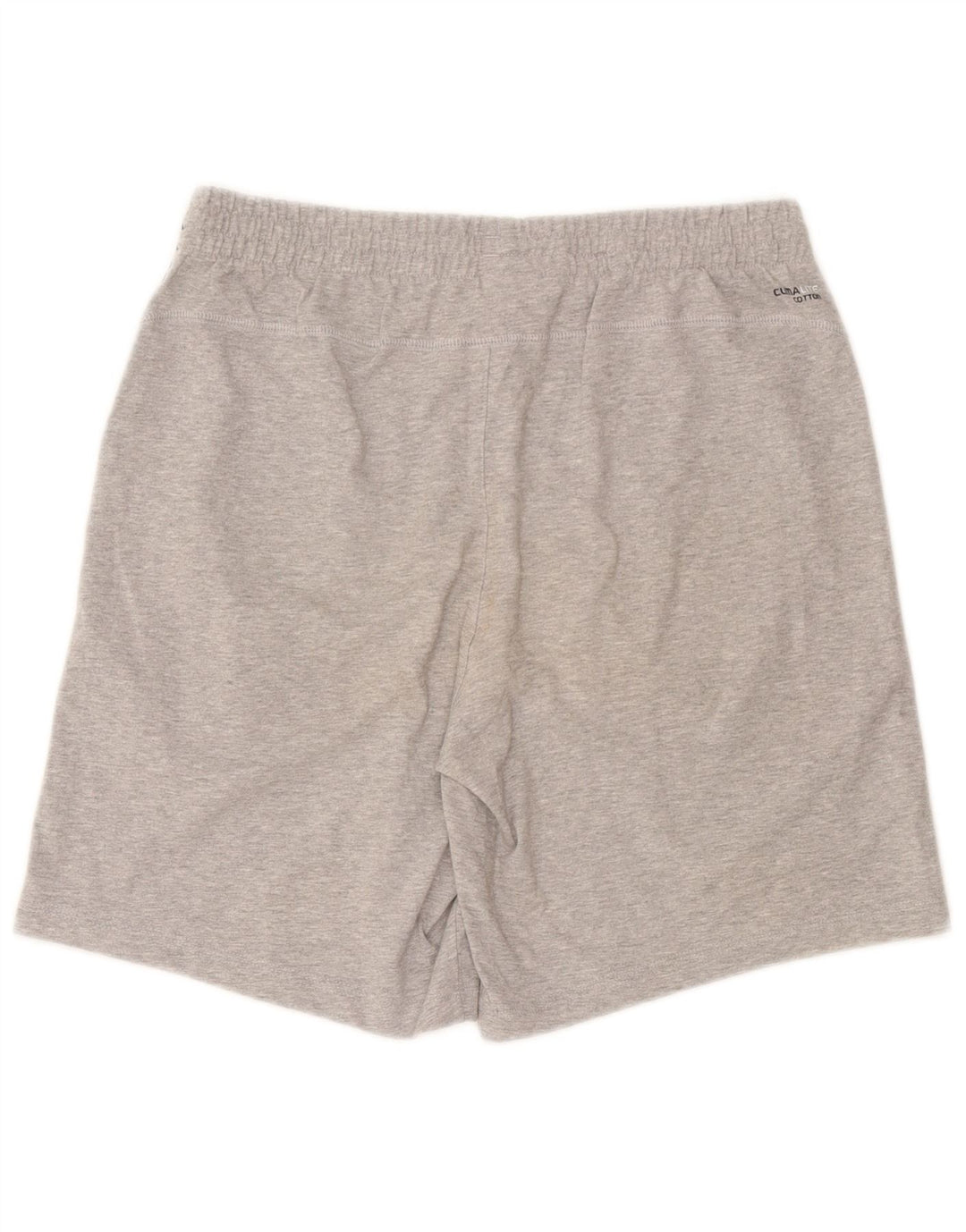 Pantaloncini sportivi Adidas Climalite da uomo in cotone chiazzato grigio medio