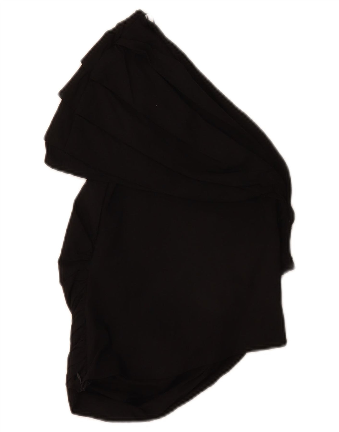 Top corto monospalla da donna Zara UK 12 medio nero