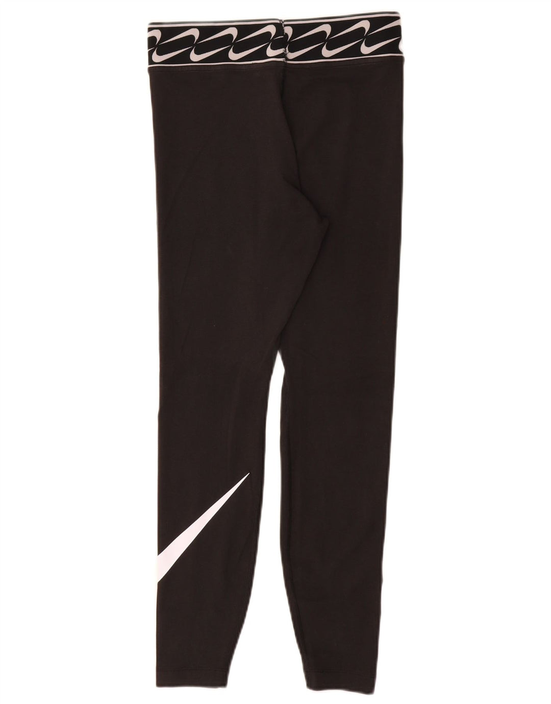Leggings grafici da donna NIKE UK 10 piccoli in cotone nero