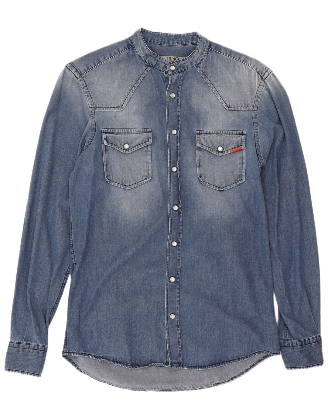 Camicia Uomo Liu Jo Small Lyocell Blu
