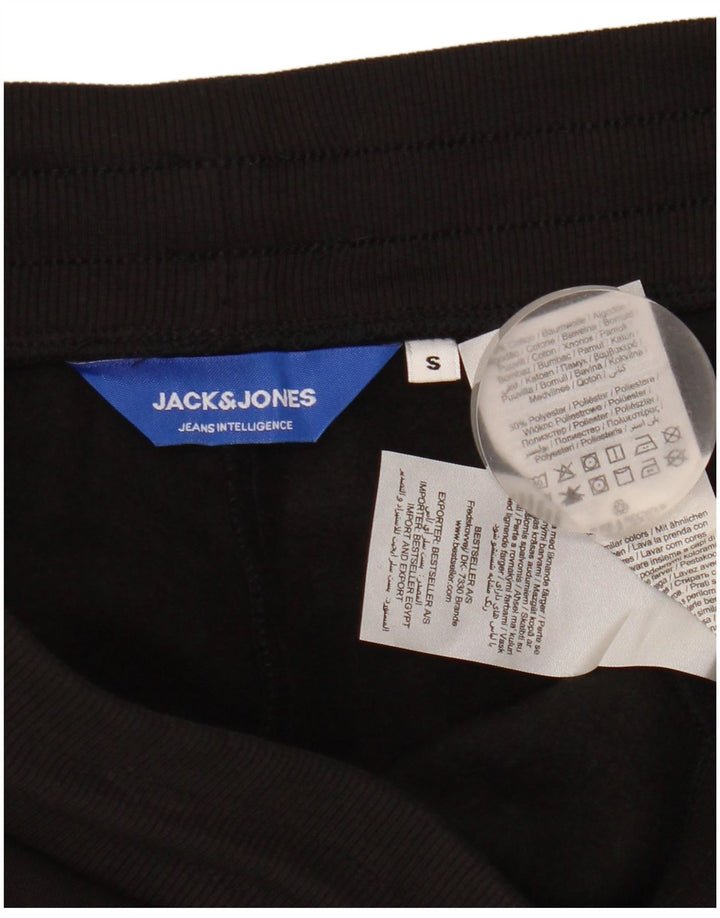 Pantaloncini sportivi da uomo Jack & Jones piccoli in cotone nero