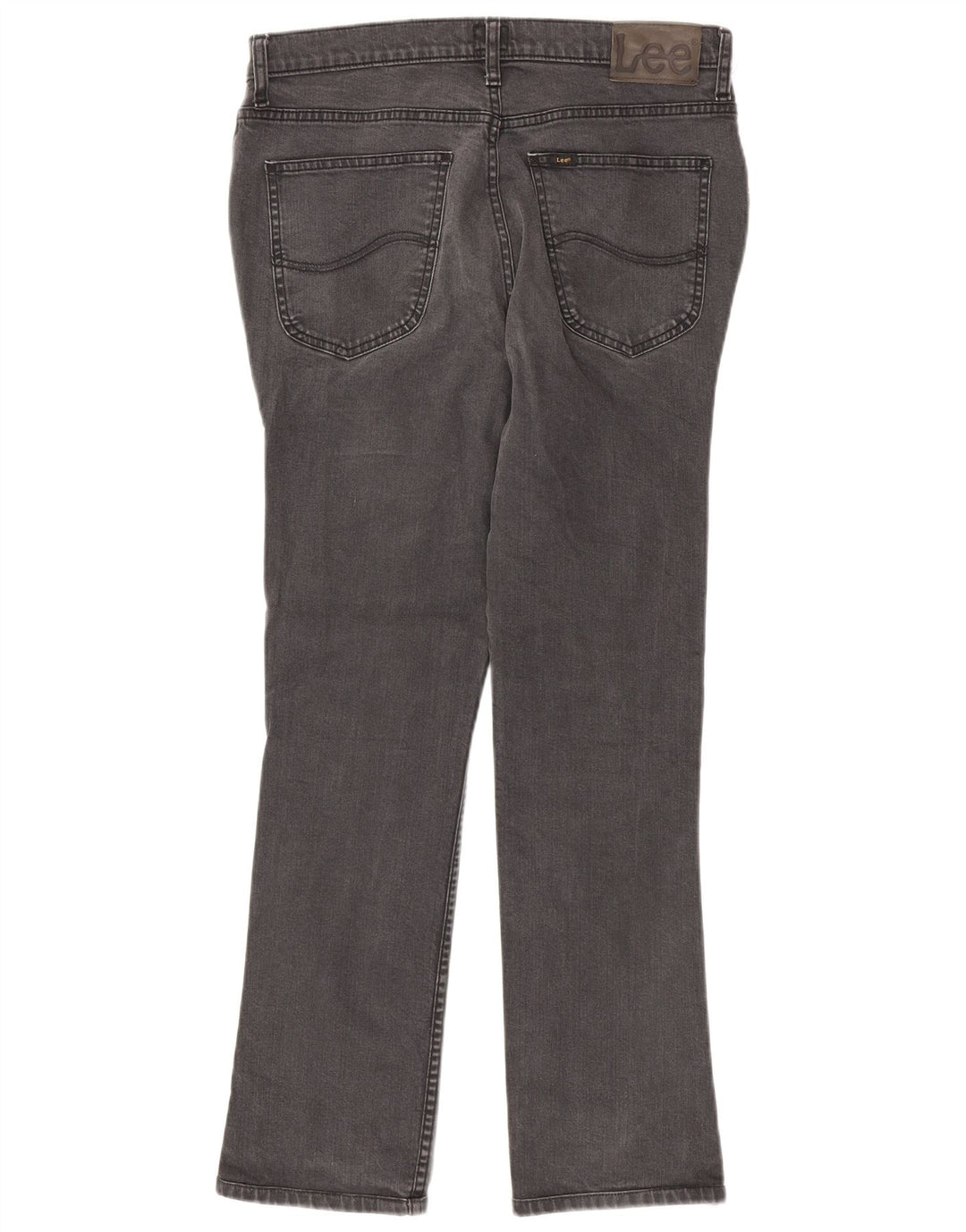 Jeans dritti da uomo Lee Brooklyn W34 L30 cotone grigio