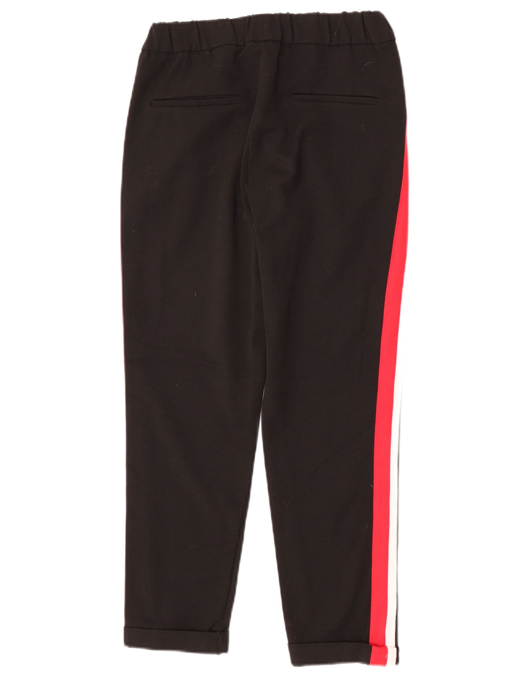 Pantaloni da tuta da donna Zara Small in poliestere color block nero