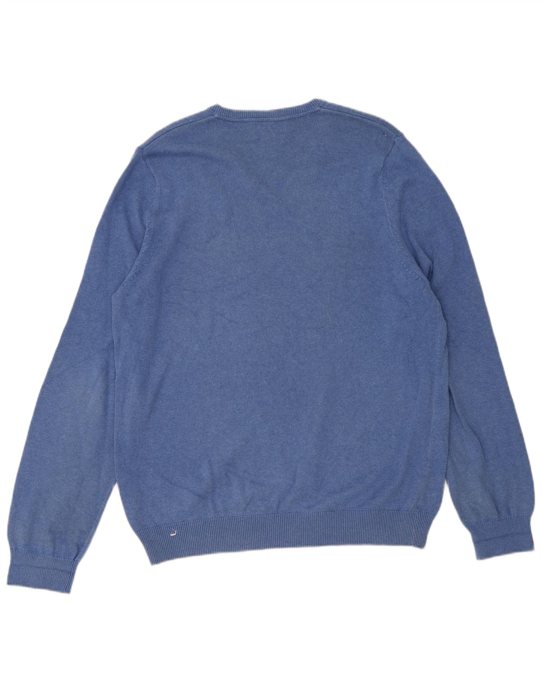 Maglione maglione con scollo a V da uomo Marks & Spencer grande blu