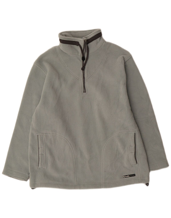 Maglione in pile da uomo LOTTO con zip e collo XL blu poliestere