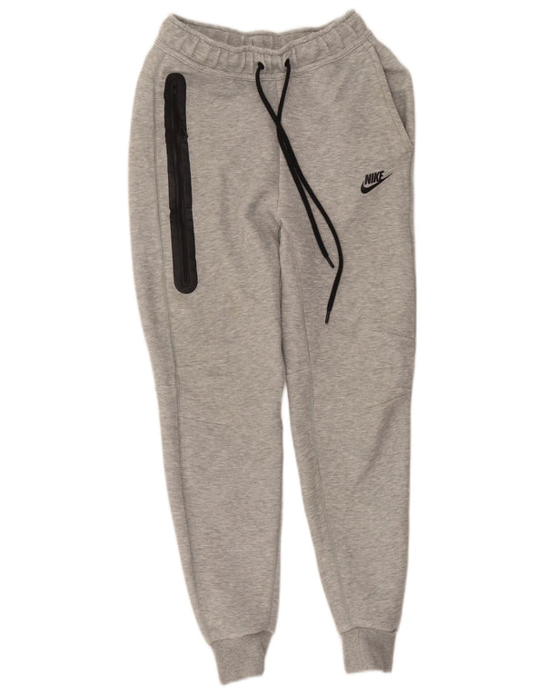 Pantaloni della tuta da uomo Nike Joggers XS in cotone chiazzato grigio