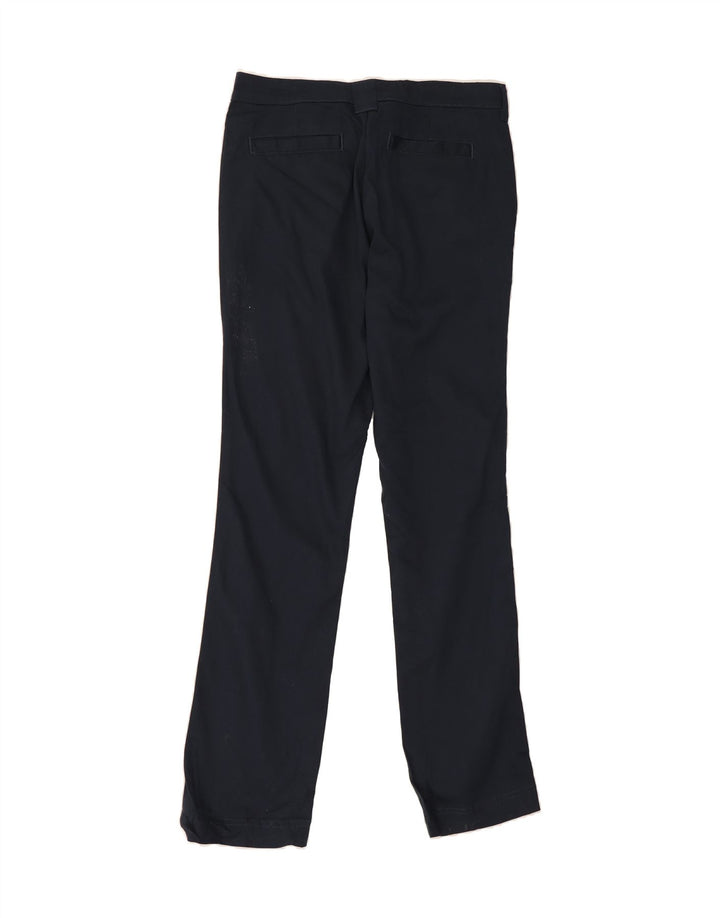 DICKIES Womens Slim Suit Trousers W32 L31 Navy Blue Vintage Dickies and Second-Hand Dickies from Messina Hembry 