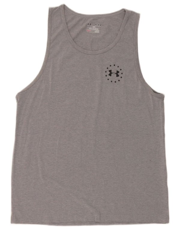 Canotta grafica Under Armour da donna Heat Gear UK 14 Grigio medio