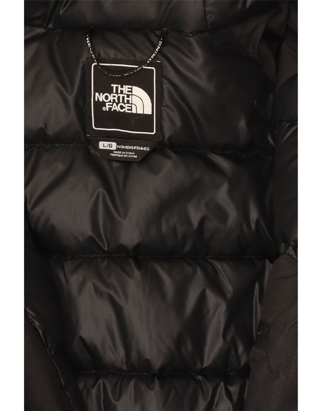 THE NORTH FACE Womens Hooded Padded Jacket UK 16 Large Black Winter Vintage The North Face and Second-Hand The North Face from Messina Hembry 