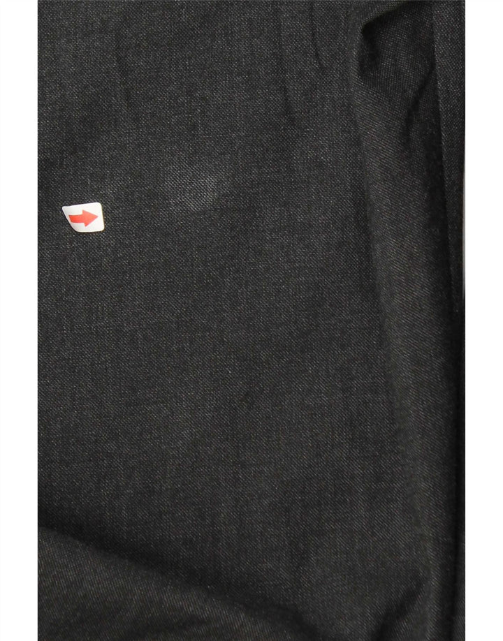 Pantaloni chino regolari da uomo Marks & Spencer W40 L33 poliestere grigio