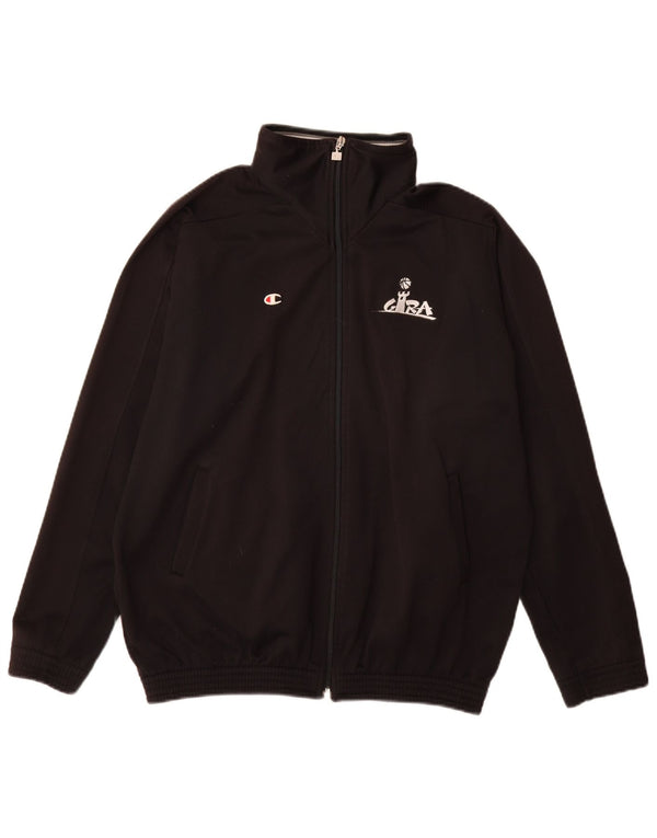 Giacca da tuta da ragazzo vestibilità ampia Champion 15-16 anni in poliestere nero