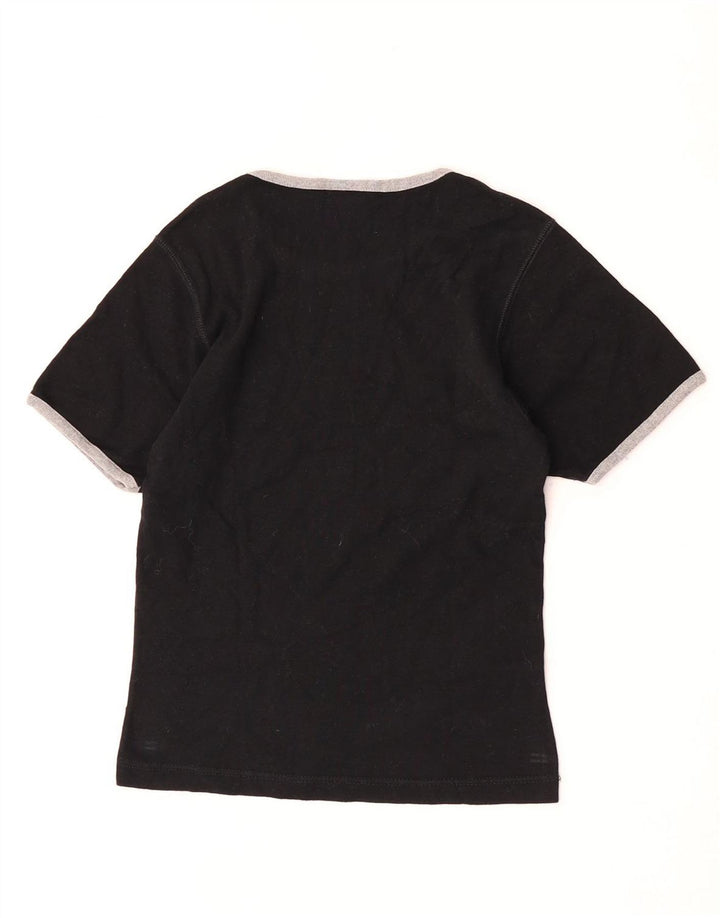 T-shirt da donna Champion Top UK 12 cotone nero medio
