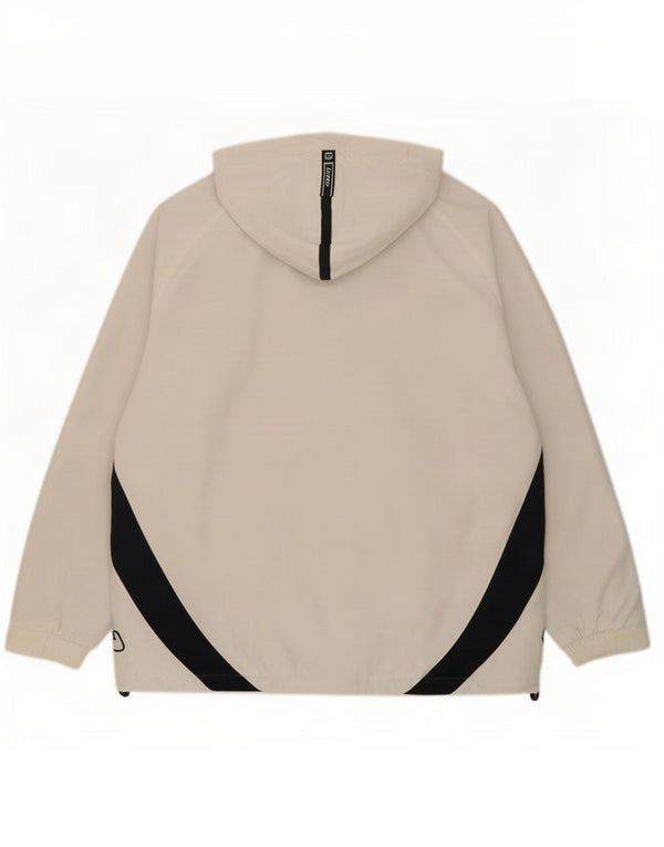 Lotto Mens Graphic Hooded Tracksuit Top Jacket XL White Colourblock