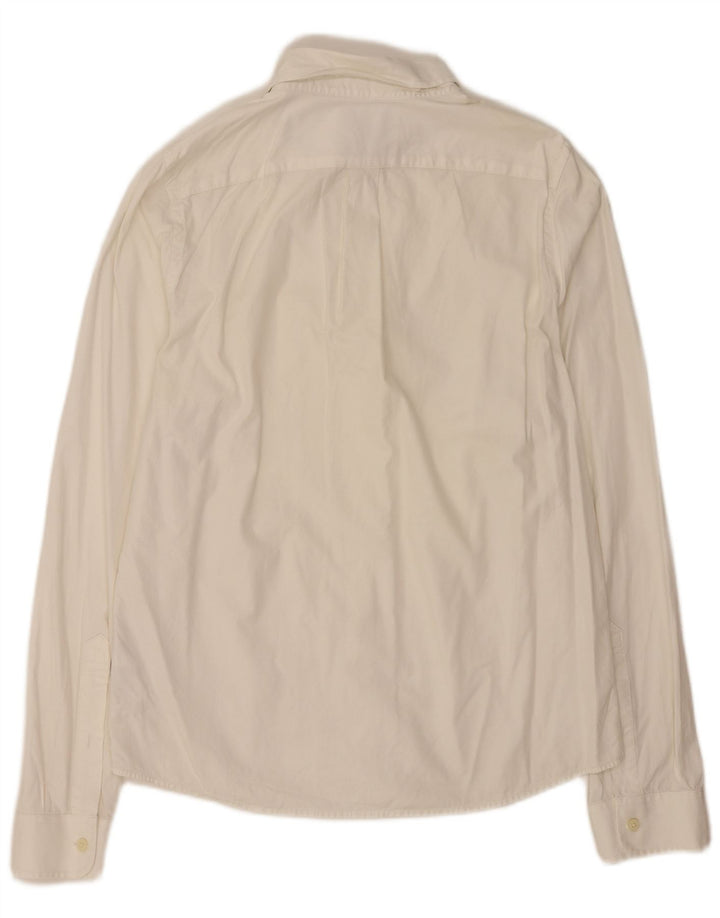 Camicia da uomo Abercrombie & Fitch XL in cotone bianco