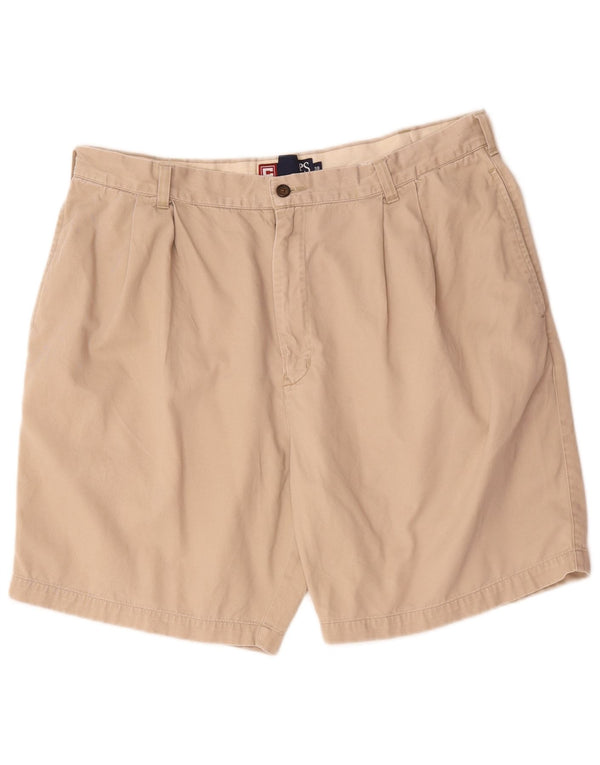 Pantaloncini chino con pegged da uomo Chaps Ralph Lauren W38 XL in cotone beige