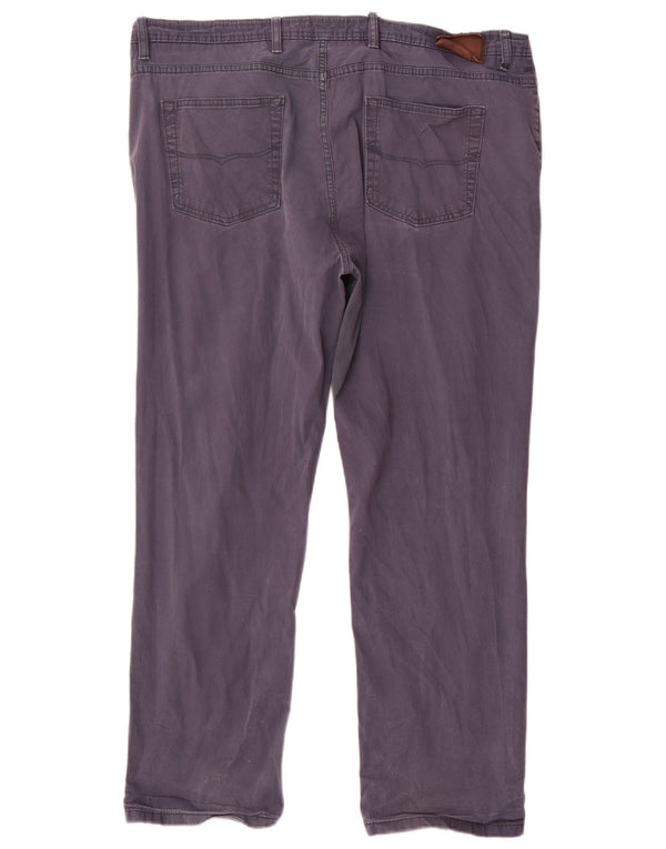 Pantaloni casual affusolati Marks & Spencer da uomo blu Harbour W42 L31 Navy