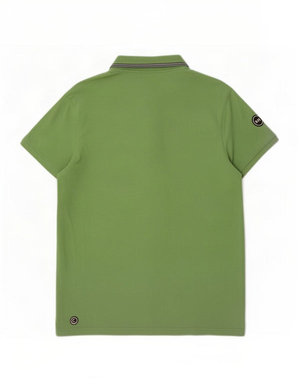 Polo da uomo Colmar XL in cotone a righe verdi