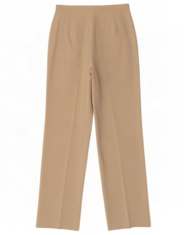 Pantaloni casual dritti da donna Marks & Spencer UK 14 Medium W28 L30 Beige