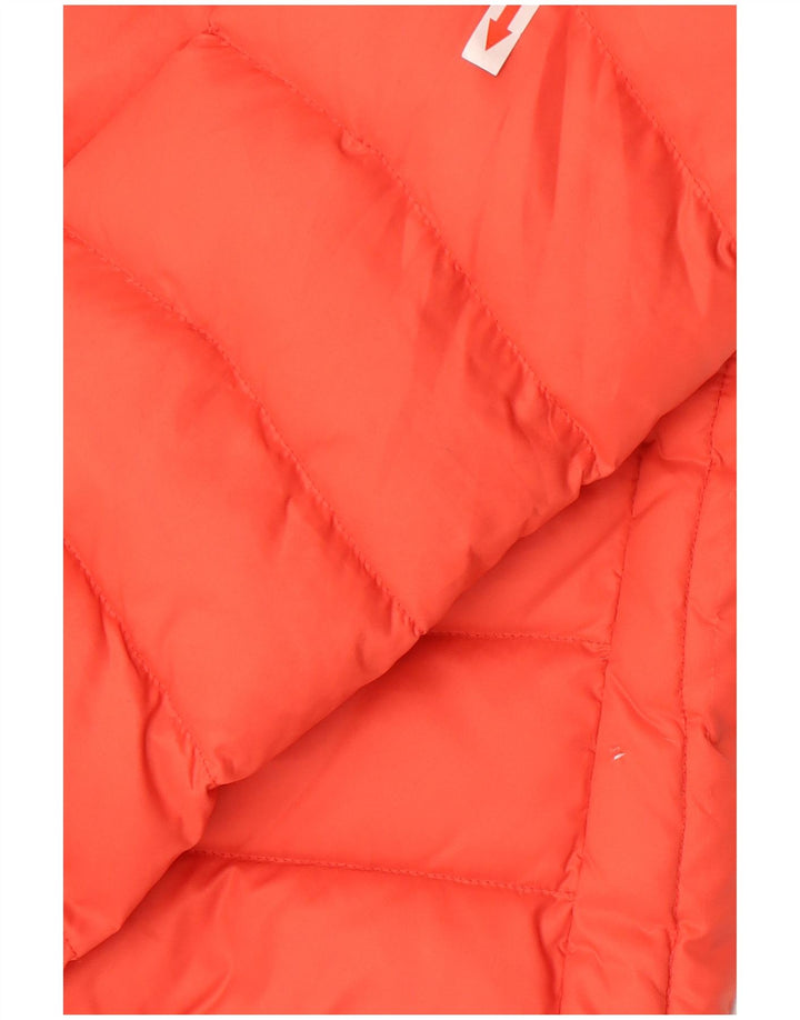 Giacca imbottita con cappuccio da donna Timberland UK 10 Small Nylon rosso