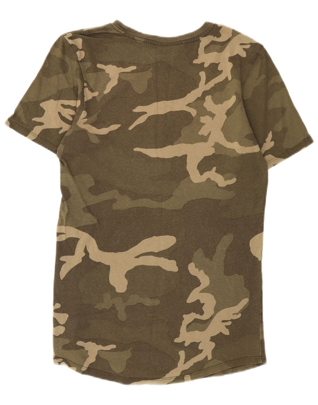 T-shirt grafica da uomo Nike Top Small in cotone mimetico kaki