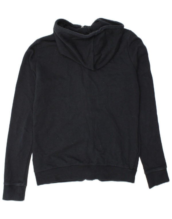 Felpa con cappuccio e zip grafica da donna Puma UK 6 XS Blu navy Colourblock