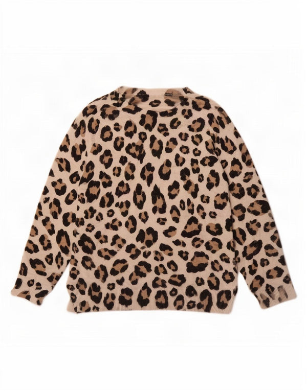 Maglione maglione con scollo a barca da donna Marks & Spencer UK 12 medio bianco sporco