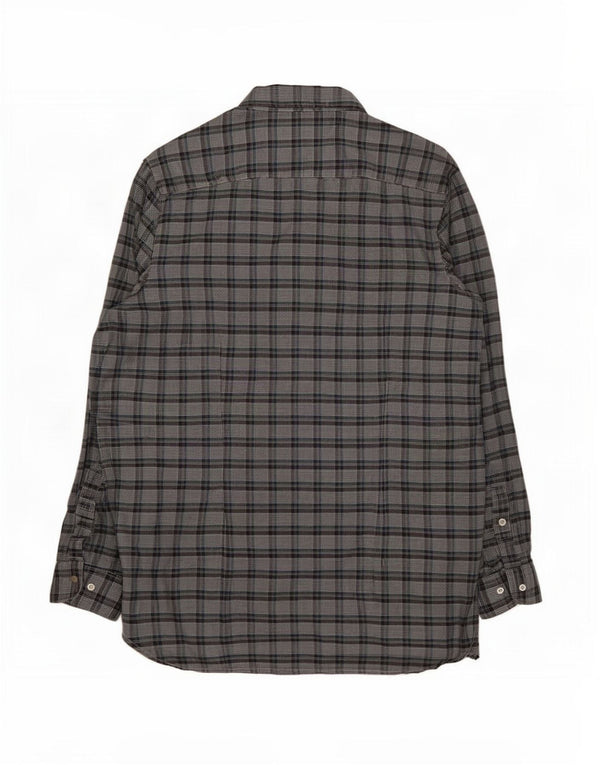 Tommy Hilfiger Camicia da uomo slim fit in flanella 2XL Cotone a quadri grigio
