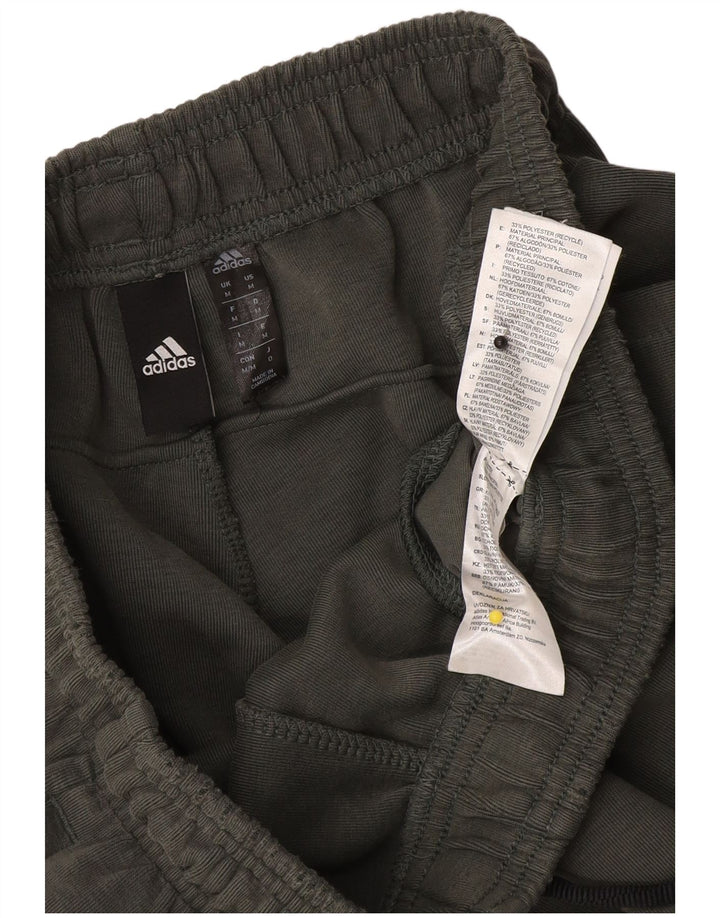 Pantaloni da tuta Adidas da uomo in cotone kaki medio