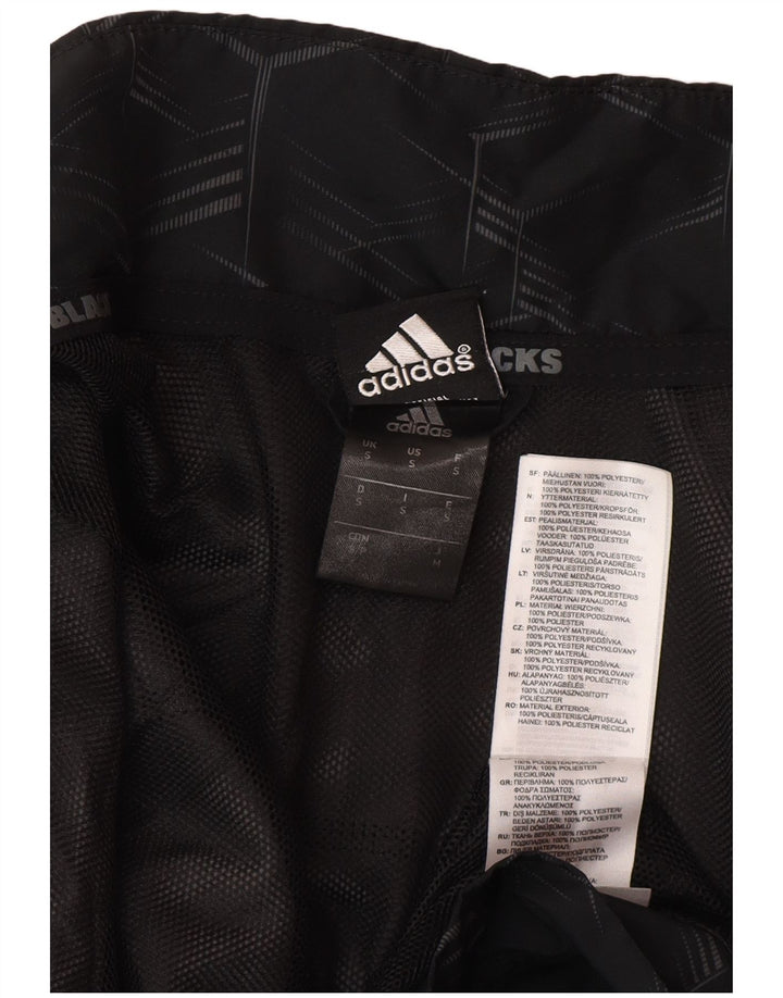 Giacca da ginnastica da uomo Adidas All Blacks Graphic piccola nera geometrica