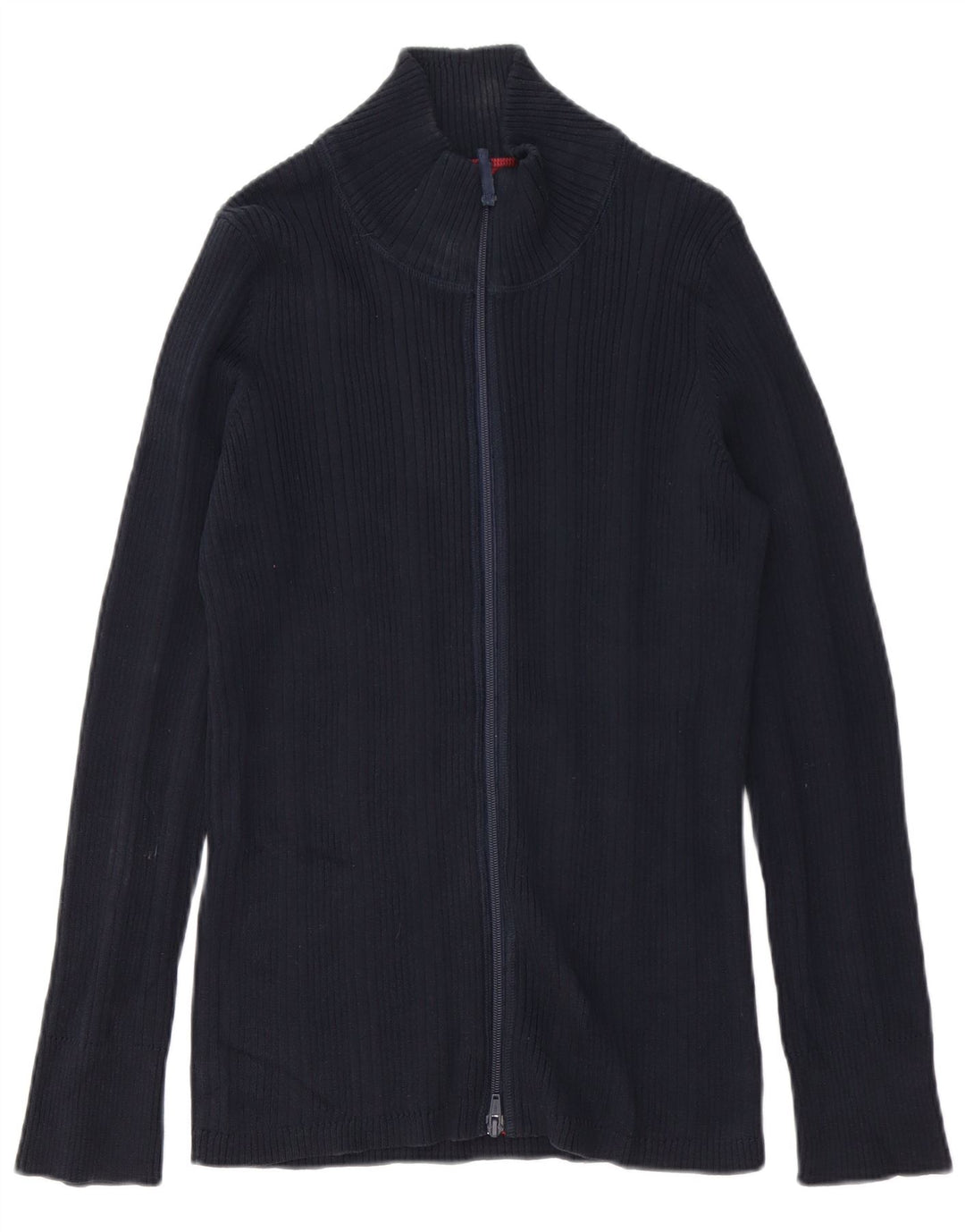 EDDIE BAUER Maglione cardigan da uomo grande cotone blu navy