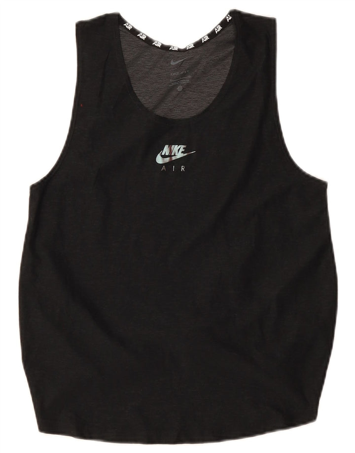 Canotta Nike Dri Fit da donna UK 10 piccola in poliestere nero