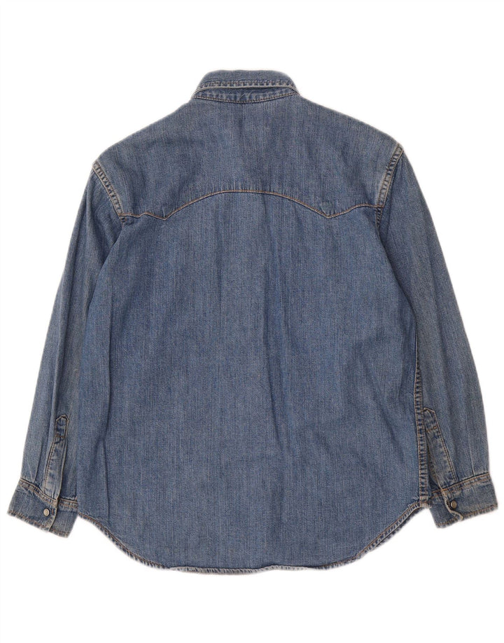 Camicia Lee per ragazzi in denim 9-10 anni piccola in cotone blu