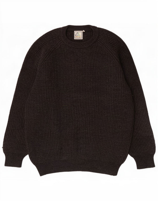 Maglione girocollo da uomo vintage IT 50 Large Grey